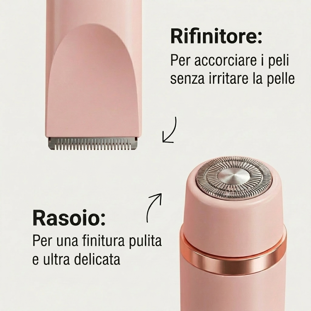 Rasoio 2 in 1 per bikini e corpo Shavino™