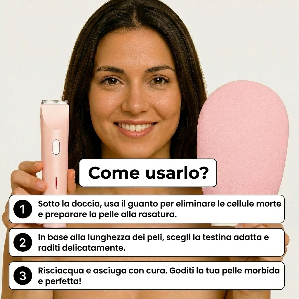 Rasoio 2 in 1 per bikini e corpo Shavino™