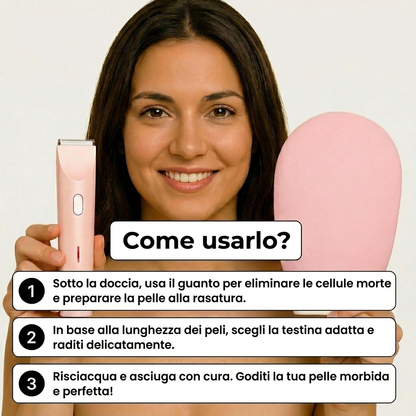 Rasoio 2 in 1 per bikini e corpo Shavino™
